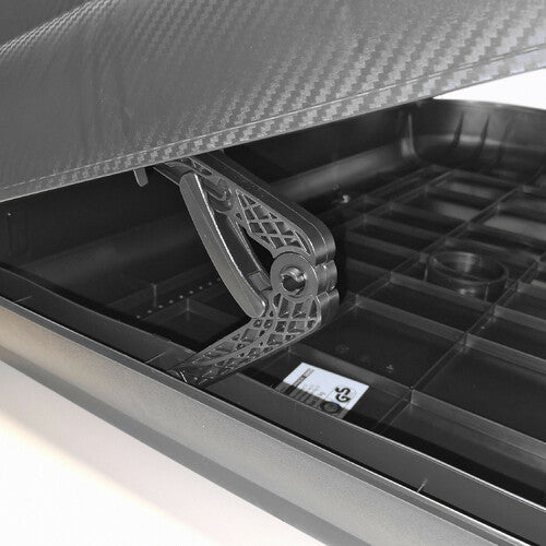 Box tetto in polipropilene, 320 litri - Nero Carbon