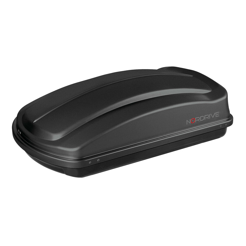 Box 333, box tetto in ABS, 333 litri - Nero goffrato