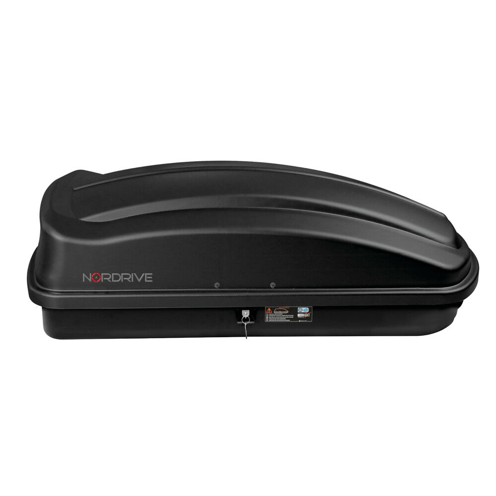 Box 333, box tetto in ABS, 333 litri - Nero goffrato